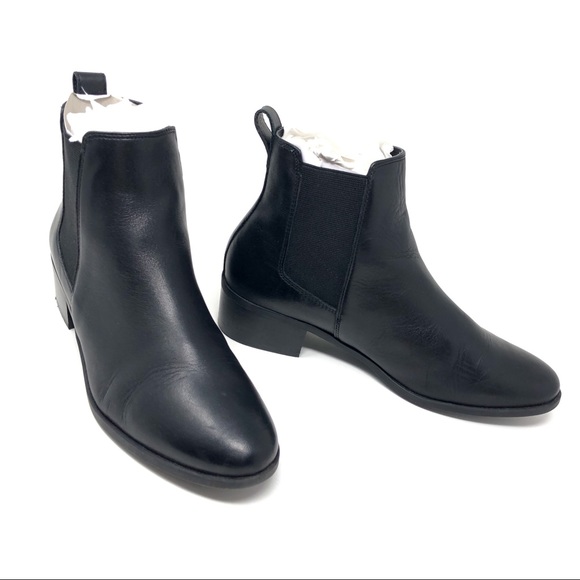 steve madden dover black leather